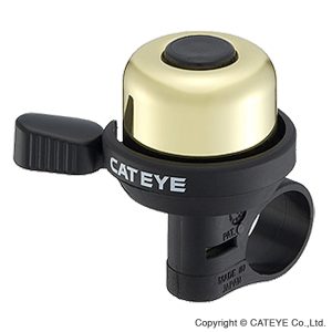 CATEYE PB-1000 WIND BRASS BELL: GOLD  CABE5550132