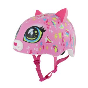 C-PREME RASKULLZ CHILD HELMET (5+ YEARS) - ASTRO CAT PINK 2021: ASTRO CAT PINK UNISIZE 50-54CM CP8054996