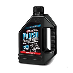 MAXIMA SUSPENSION OIL PLUSH, 7WT 1 LITER BOTTLE - REAR SHOCK:  1L MAX5094040