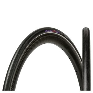 PANARACER AGILEST TU TUBULAR ROAD TYRE: BLACK/BLACK 700X25C PA700AGILTU25B