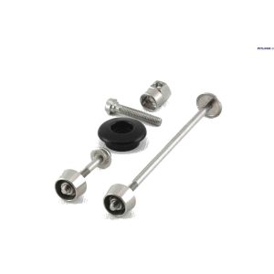 PITLOCK SET 01 FRONT WHEEL, SEAT POST & AHEAD HEADSET SYSTEM: BLACK  PISET1GAB