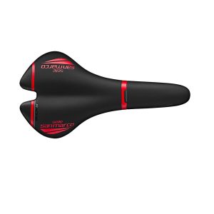 SELLE SAN MARCO ASPIDE FULL-FIT RACING SADDLE 2021: BLACK/RED WIDE (L1) ZFSMS902LW401R